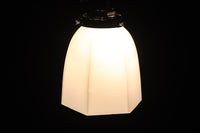 優しい明かりを灯すスタイリッシュな六角形の電笠　DB5153