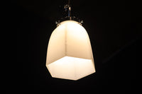優しい明かりを灯すスタイリッシュな六角形の電笠　DB5153