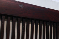 幅926ミリ　格子の並びが引き立つ腰板の低い格子戸　F6904　在庫1枚