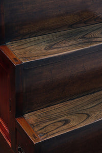 Rare size! ! Ba8706, a stairway with little depth and excellent lacquer