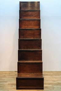 Rare size! ! Ba8706, a stairway with little depth and excellent lacquer