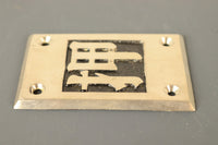 Simple "push" letter plate (with 5 screws) DB7267ab stock (a:1 b:2) set