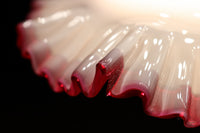 A gorgeously red-rimged ruffled ruffle is mesmerizing denkasa DB7958