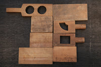 シンプルな形を彫り込んだ菓子型　DB5958a-h　在庫(a:1 b:1 c:1 d:1 e:1 f:1 g:1 h:1)枚