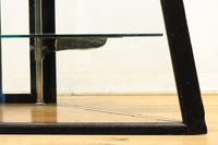 稀少デザイン!! 大きなガラス面のレトロ感漂う台形ガラスケース　BB1283