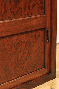 前面総欅‼ 上質な杢目と綺麗な光沢が魅力的な収納家具　BB1434