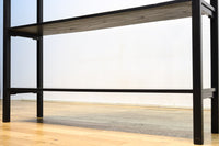 棚板の欅杢目が美しい越後エリアの極上飾り棚　BB1456ab　在庫(a:1 b:0)台