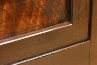 みざら戸づくりと艶やかな欅杢目が美しい近江水屋箪笥　BB1538