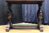 重厚な作りのドローリーフテーブル　BB1654