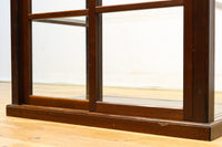 木枠のフレームで温かみのある4面ガラスケース　BB1722