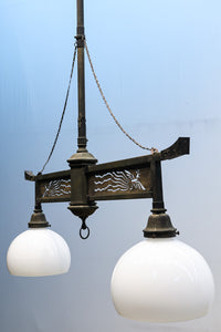 Two-lamp chandelier DB9824
