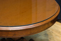 重厚感のあるガラストップ付きコーヒーテーブル　DC3088