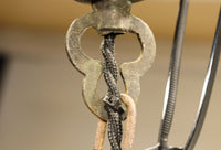籠目帯装飾金具で和の趣きある大型電笠　DC3472
