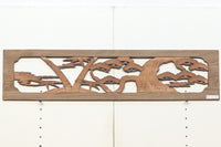 大らかな眺めの松竹が並ぶ中型欄間素材　E8618　在庫1枚
