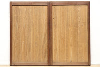 時代を重ねた趣きのある松の小型板絵戸セット　EZ1485　在庫2枚1組