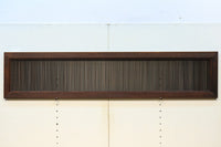 繊細な格子が美しく並ぶ落ち着いた雰囲気の縦繁欄間　E9659　在庫1枚
