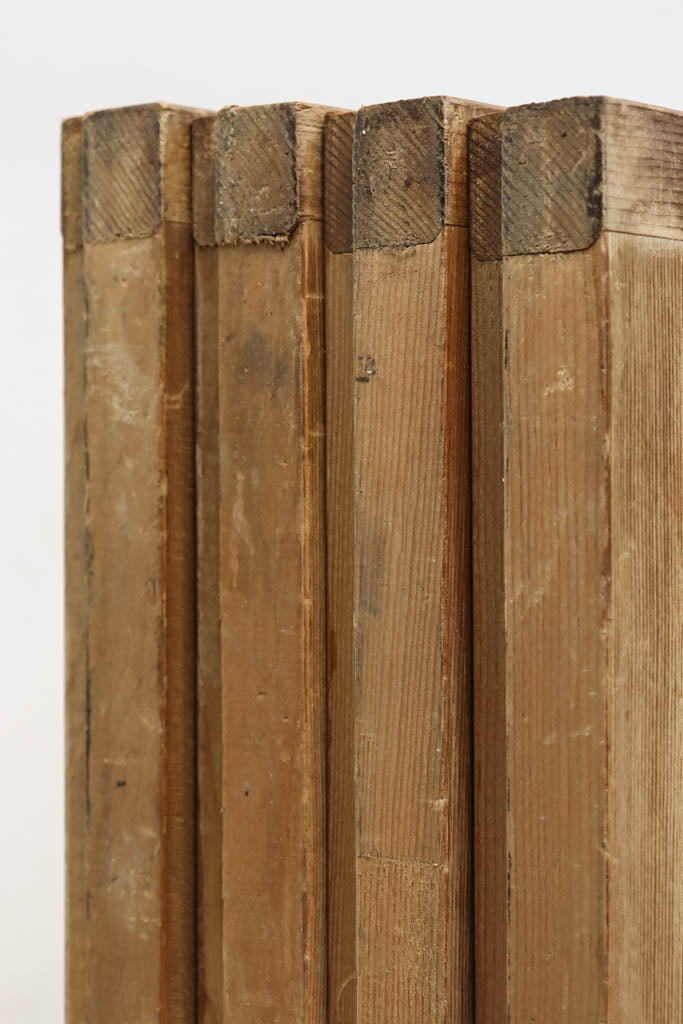角麻装飾と繊細な格子を美しくみせる木地色の書院　EZ1165　在庫4枚