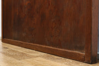 幅926ミリ　艶色に檜杢が上品に流れる無双透かし板戸　F7534　在庫2枚