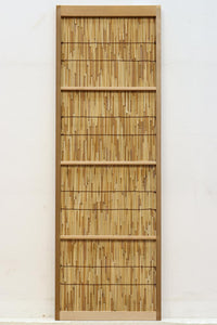 Antique slim bamboo door F7693