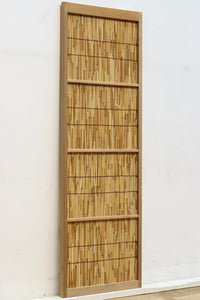 Antique slim bamboo door F7693