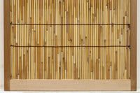 Antique slim bamboo door F7693