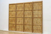 Antique slim bamboo door F7693