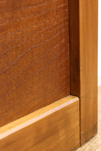 幅895ミリ　繊細な格子作りの美しい木地大阪格子戸　F7748　在庫3枚