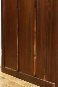 幅597ミリ　スリム幅!! 風情ある竹装飾が素敵な板戸　F7770　在庫1枚