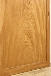 幅905ミリ 極上総欅‼ 明るい木地色に華やかな杢目のけやき板戸　F7782　在庫4枚