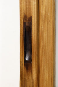 幅856ミリ　温かみのある柔らかな木地色の大阪格子戸　F7867　在庫1枚