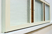 Showa Retro!! Pretty white wood framed glass window with orange color E8881ab Stock (a:0 b:1) Sheets